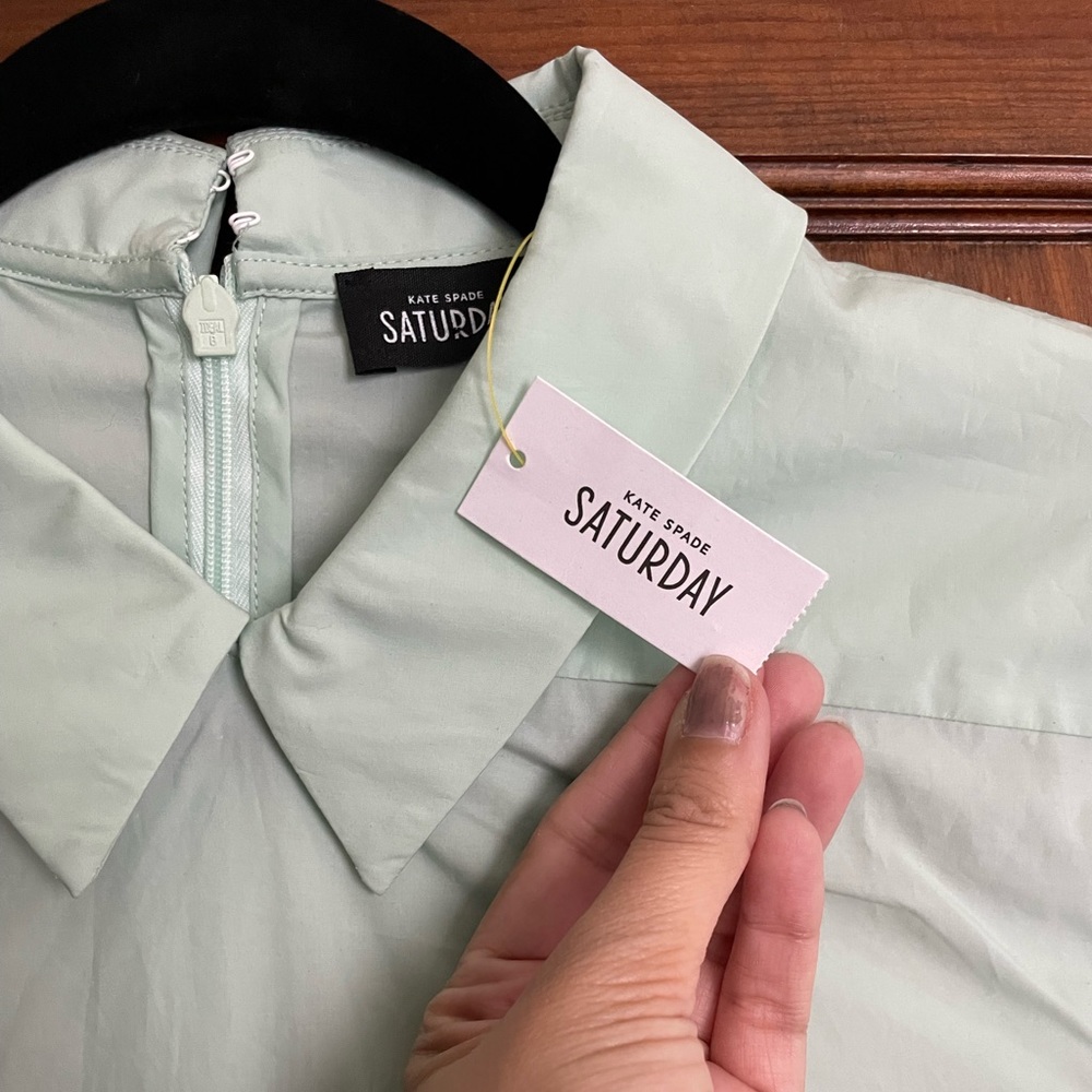 Kate Spade Saturday NWT Mint Top